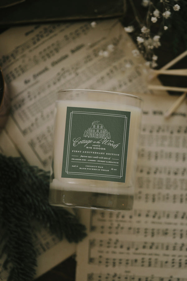 Cottage in the Woods Candle: First Anniversary Edition